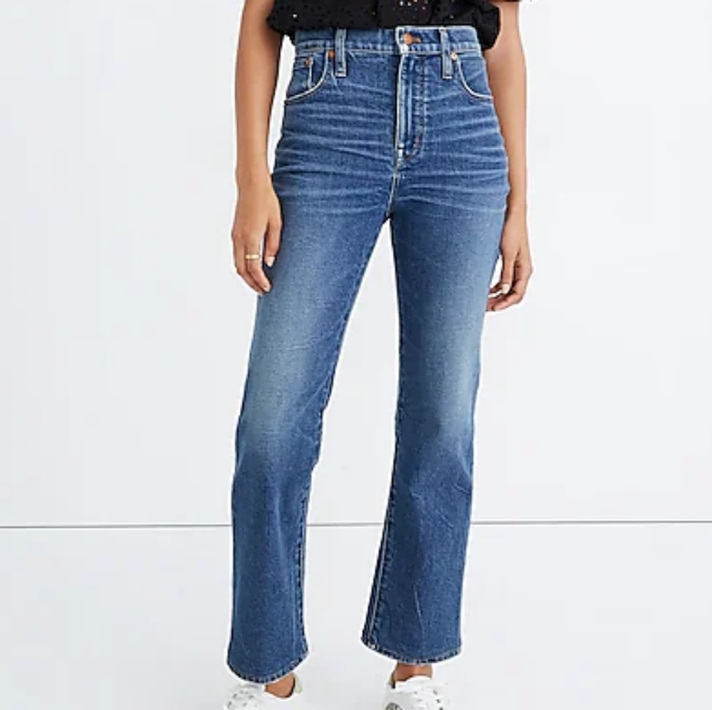 Madewell Denim Slim Demi-Boot Women's Straight Subtle Flared Jeans | Size 26
